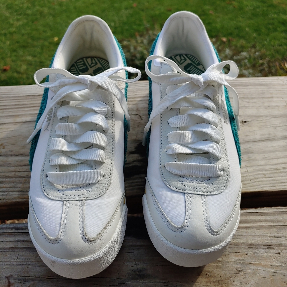 Puma Women's Roma Amor Heritage 'White Teal Green'